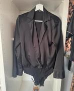 Zwarte body blouse satijn stof maat 38, Maat 38/40 (M), Ophalen of Verzenden, Zo goed als nieuw, Zara