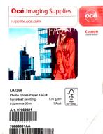 OCE/Canon Inktjet Papier 61cm x 30m 170gram/m2 Nieuw!, Ophalen of Verzenden, Nieuw, Overige typen, Canon