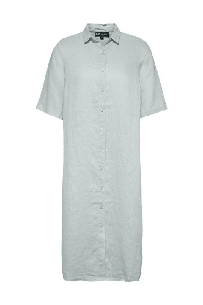 Didi tuniek van luchtig linnen grijs groen maat XXL, Kleding | Dames, Blouses en Tunieken, Zo goed als nieuw, Maat 46/48 (XL) of groter