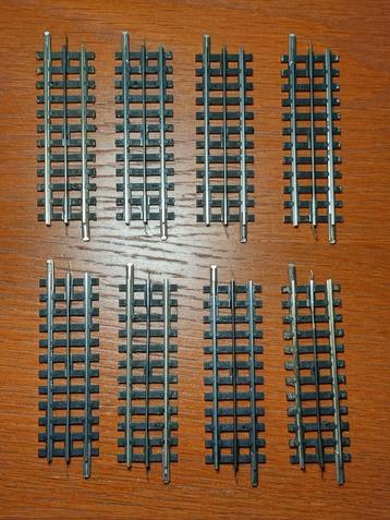Trix Express 4307 - Rechte rails 88mm (8x) beschikbaar voor biedingen