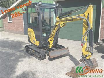 Yanmar SW18 minigraver / minikraan Lease mogelijk 285,- beschikbaar voor biedingen