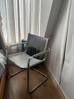 Vintage bauhaus buisframe stoel grijs, Huis en Inrichting, Stoelen, Ophalen, Gebruikt, Bauhaus, Leer