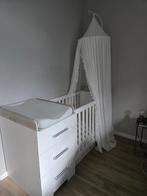 Babybed met commode, Kinderen en Baby's, 50 tot 70 cm, Ophalen of Verzenden, 90 tot 105 cm, 100 cm of meer