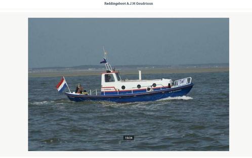 Reddingboot AJM Goudriaan, Watersport en Boten, Motorboten en Motorjachten, Gebruikt, Staal, 9 tot 12 meter, Diesel, Binnenboordmotor