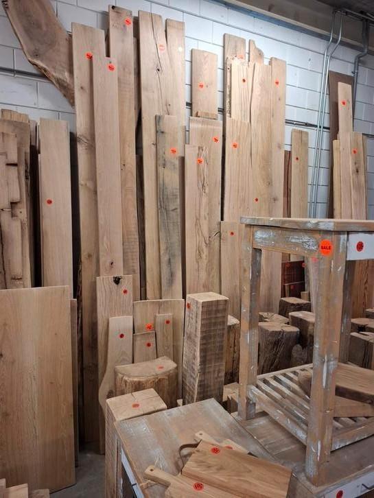 eiken planken, wandplanken, sokkels en nog meer koopjes!, Doe-het-zelf en Verbouw, Hout en Planken, Nieuw, Plank, Eiken, Minder dan 200 cm