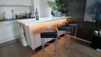 4 Ikea Julius barkrukken, Huis en Inrichting, Ophalen, Met voetsteun, 60 tot 90 cm, Zo goed als nieuw