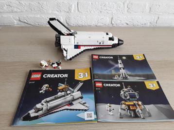 LEGO Creator 31117 Ruimteraket Avontuur 3 in 1 beschikbaar voor biedingen
