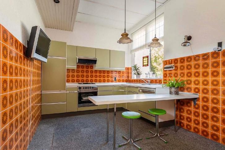 Retro Keuken uit de Jaren 70 - Zelf Demonteren!, Antiek en Kunst, Antiek | Keukenbenodigdheden, Ophalen