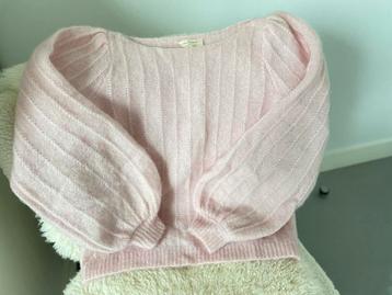 Sézane Aretha Trui - Poeder Roze - Maat M beschikbaar voor biedingen