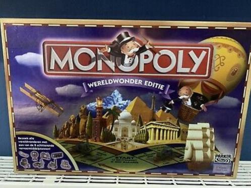 Monopoly wereldwonder, Hobby en Vrije tijd, Gezelschapsspellen | Bordspellen, Zo goed als nieuw, Ophalen of Verzenden