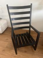 Schommelstoel zwart, Huis en Inrichting, Stoelen, Ophalen of Verzenden, Zo goed als nieuw, Zwart, Eén