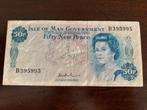 Isle of Man: 50 Pence. Bankbiljet, Los biljet, Ophalen of Verzenden, Overige landen