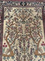 Perzische tapijt Isfahan , ( Oranje boom ) 195x140 cm, Wol, Ophalen of Verzenden, Zo goed als nieuw, NA