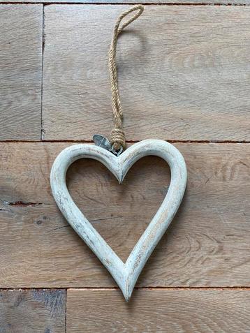 decoratief wit houten hart Riverdale 