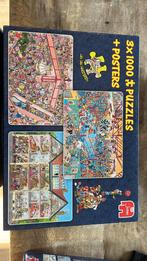 Puzzel Jan van Haasteren, 3 in 1 (3x 1000 stukjes), Ophalen, 500 t/m 1500 stukjes, Zo goed als nieuw