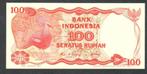 Bankbiljet - Indonesië 100 Rupiah 1984 - UNC, Postzegels en Munten, Bankbiljetten | Azië, Ophalen of Verzenden, Zuid-Azië, Los biljet