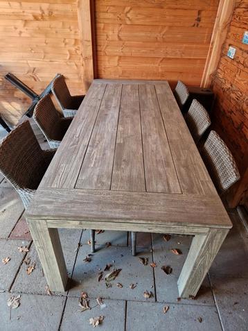 Tuinset (tafel met 6 stoelen) beschikbaar voor biedingen