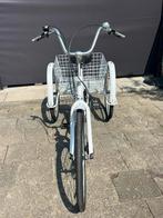 Witte driewieler fiets voor volwassenen, Fietsen en Brommers, Fietsen | Driewielfietsen, Ophalen, Gebruikt