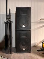 Behringer luidsprekers eurolive 1220 met standaards, Audio, Tv en Foto, Luidsprekers, Overige merken, Ophalen of Verzenden, Zo goed als nieuw