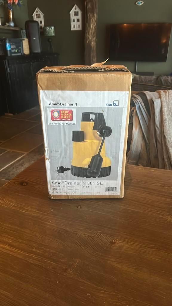 Nieuwe Ama-Drainer N 301 SE Dompelpomp, Tuin en Terras, Waterpompen, Nieuw, Elektrisch, Dompelpomp, Ophalen of Verzenden