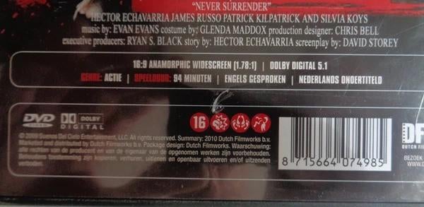 NEVER SURRENDER dvd NL ONDERTITELS UFC Actie MMA, Alle leeftijden, Verzenden, Zo goed als nieuw