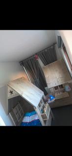 Stijgerhouten Peuterbedje - Huisbed, Kinderen en Baby's, Kinderkamer | Bedden, Gebruikt, 70 tot 85 cm, Ophalen of Verzenden, Lattenbodem