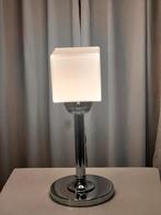 Art Deco Tafellamp Chroom/Glas, Antiek en Kunst, Ophalen of Verzenden