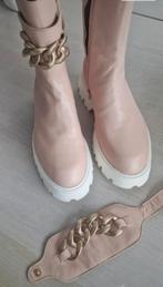 Manfield leren laarzen maat 40, Kleding | Dames, Schoenen, Lage of Enkellaarzen, Nieuw, Ophalen of Verzenden, Roze