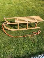 Houten slee, Ophalen, Zo goed als nieuw, Hout