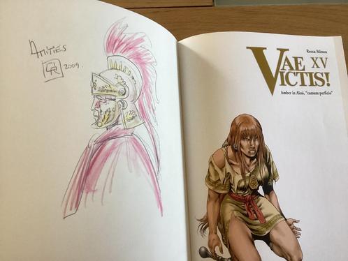 Vae Victis XV Amber in Alesi "Cursum perficio" met dedicace, Boeken, Stripboeken, Zo goed als nieuw, Eén stripboek, Ophalen of Verzenden