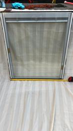 Dubbelzijdig glas met ertussen luxaflex, Ophalen, Zo goed als nieuw, Minder dan 80 cm, Glasplaat