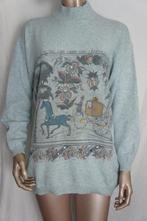 LECOMTE KNITWEAR trui maat L WOOL CASHMERE, Ophalen of Verzenden, Zo goed als nieuw, Maat 42/44 (L), Blauw