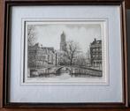 Ets van Utrechtse Zandbrug door A. Wiebinga, Antiek en Kunst, Ophalen