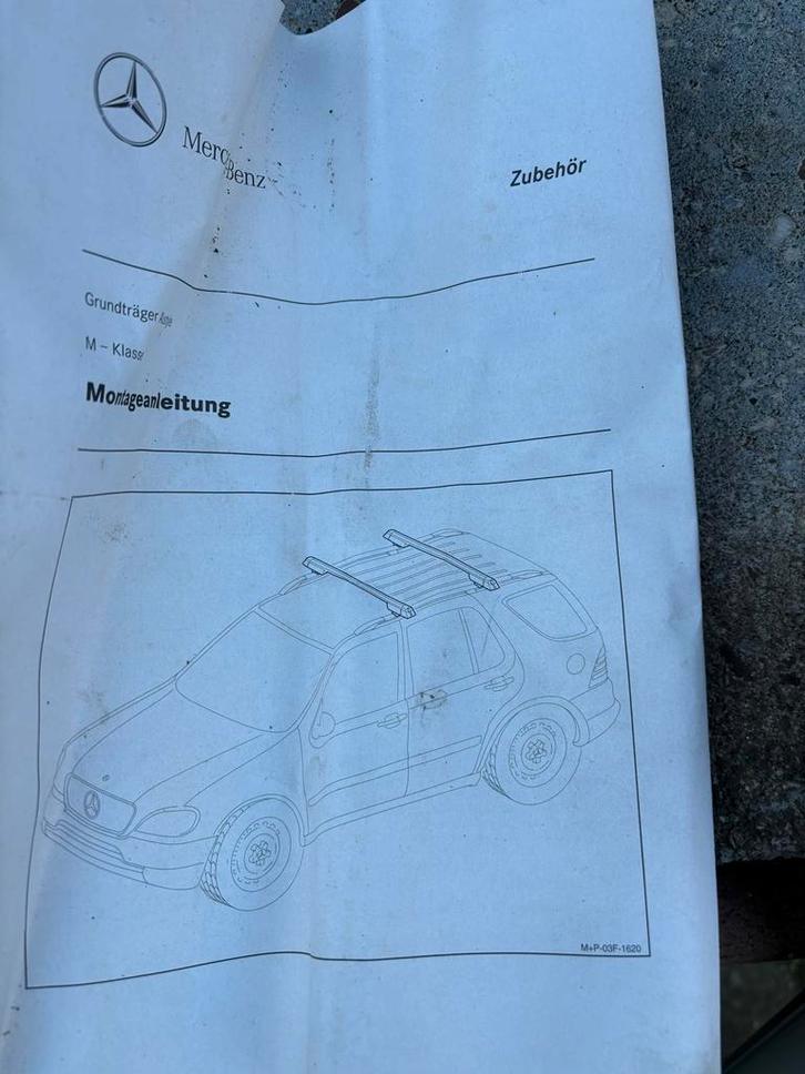 Dakdragers Mercedes M-Klasse, Auto diversen, Dakdragers, Gebruikt, Ophalen of Verzenden