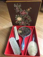 Toiletset verzilverd vierdelig, Ophalen of Verzenden