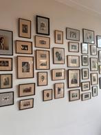 35 antieke fotolijstjes, Ophalen, Gebruikt