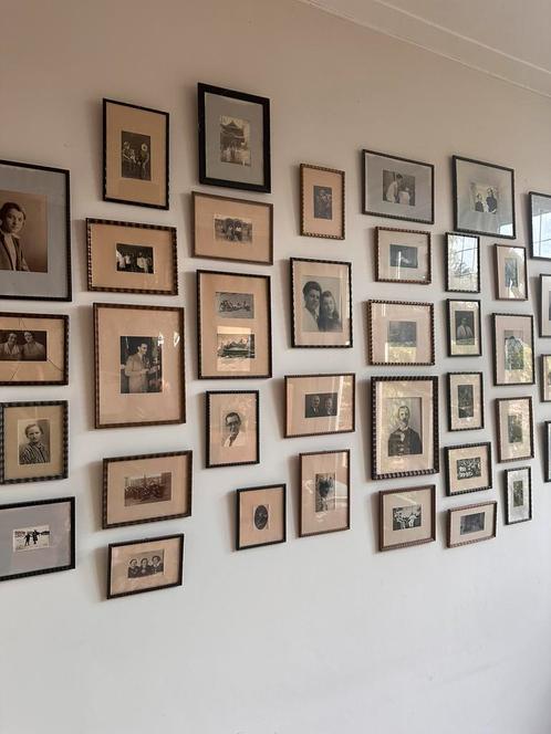 35 antieke fotolijstjes, Audio, Tv en Foto, Fotografie | Fotolijsten, Gebruikt, Ophalen