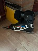 Salomon Klapschaatsen Maat 44 + Extra IJzers, Klapschaats, Gebruikt, Noren, Ophalen
