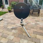 Schotel incl.Statief, tas en satelliet zoeker., Audio, Tv en Foto, Schotelantennes, Ophalen, Gebruikt