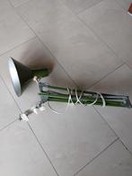 Vintage schaarlamp/ bureaulamp / harmonicalamp 60 watt, Ophalen of Verzenden, Gebruikt, Metaal