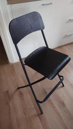 Barstoelen ikea zwart, 4 stuks, Huis en Inrichting, Barkrukken, Ophalen, Gebruikt, Met voetsteun, 60 tot 90 cm