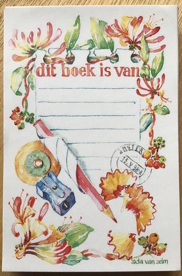 50 Ex Libris Ada van Zelm - NIEUW beschikbaar voor biedingen
