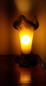 Pate de Verre schemerlampje (replica), Ophalen of Verzenden