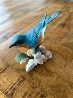 Porseleinen vogel (Eastern Bluebird) van Franklin Mint, Ophalen of Verzenden, Beeldje(s), Zo goed als nieuw, Porselein