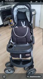 Duo dubbele wandelwagen kinderwagen, Ophalen, Gebruikt, Verstelbare rugleuning