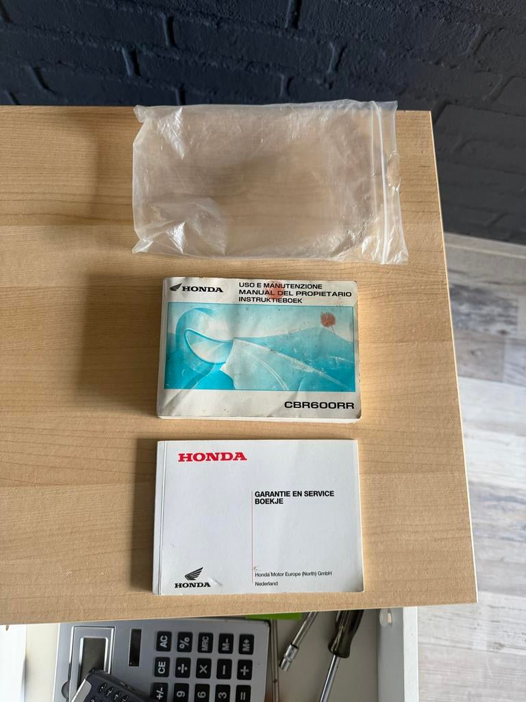 Honda CBR600RR Instructieboek en Service Boekje, Motoren, Ophalen of Verzenden, Honda