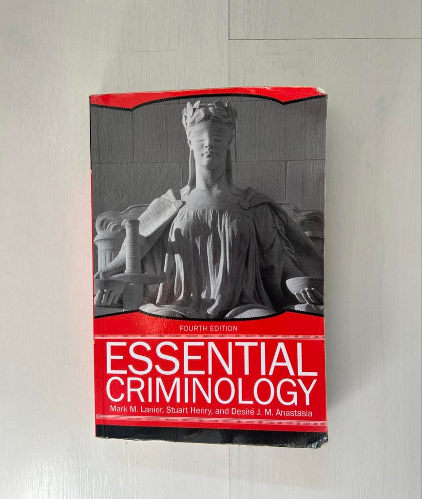 Essential Criminology - 4e druk, Boeken, Ophalen of Verzenden, Beta, Zo goed als nieuw, WO