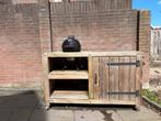 BBQ meubel met The Bastard Kamado, Ophalen, Gebruikt, Met accessoires