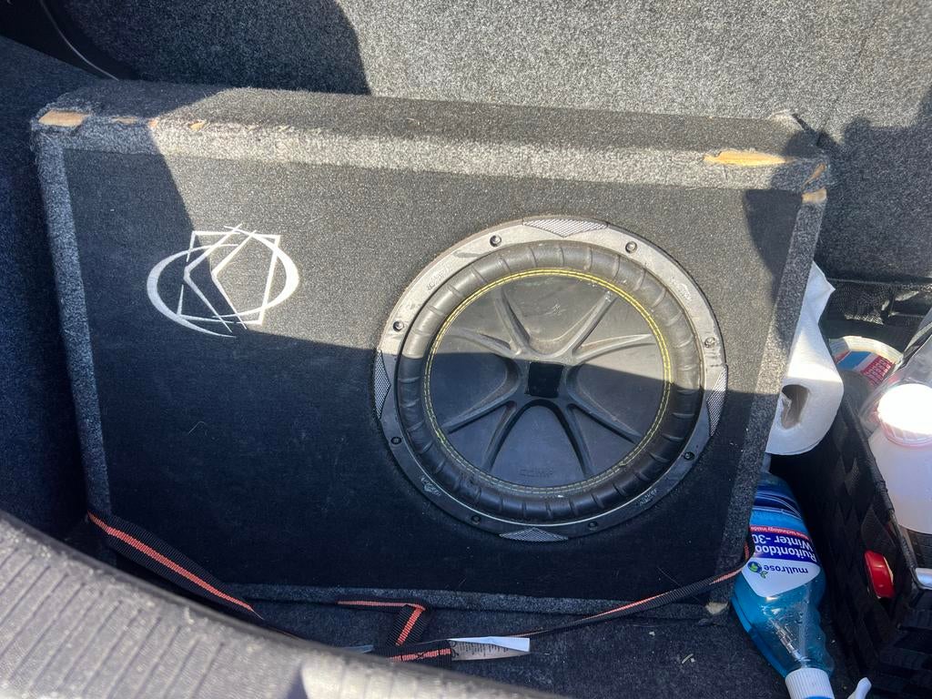 Car Audio Set: Kicker Subwoofer, JBL Versterker, condensator, Auto diversen, Ophalen, Gebruikt
