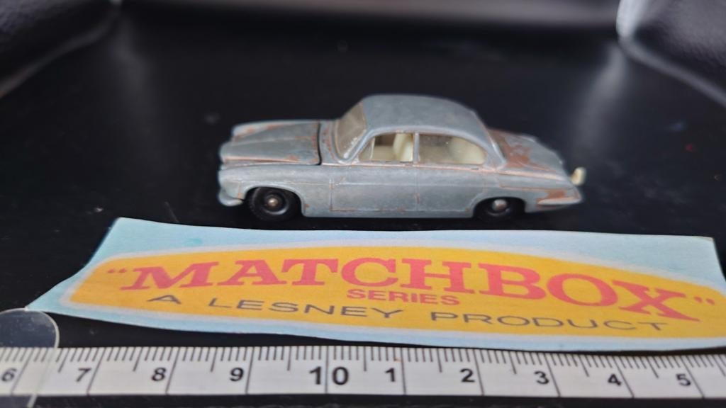 Lesney Regular Serie nr.28 Jaguar MK10 - Matchbox, Ophalen of Verzenden, Gebruikt, Auto, Lesney